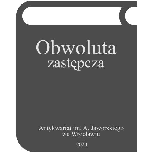 Obwoluta zastępcza Centkowski Jerzy Fromborski samotnik.