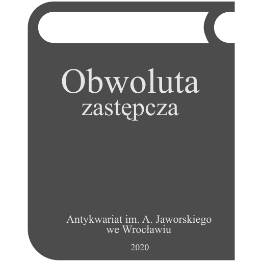 Obwoluta zastępcza Prus Bolesław Lalka.