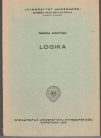Miniatura okładki Adamiak Natalia Logika. 
