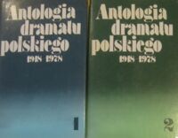Zdjęcie nr 1 okładki  Antologia dramatu polskiego 1918-1978. Tom I-II.