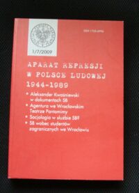 Miniatura okładki  Aparat represji w Polsce Ludowej1944-1989. 1/7/2009.