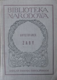 Miniatura okładki Arystofanes Żaby. /Seria II. Nr 94/