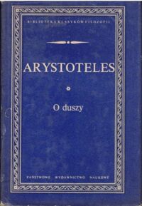 Miniatura okładki Arystoteles O duszy. /Biblioteka Klasyków Filozofii/