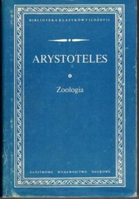 Miniatura okładki Arystoteles Zoologia. (Historia animalium). /Biblioteka Klasyków Filozofii/
