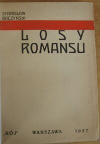 Zdjęcie nr 2 okładki Baczyński Stanisław Losy romansu.