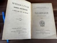 Miniatura okładki Balicki Zygmunt Parlamentaryzm. Zarys socjologiczny. Tom I-II w 1 vol.