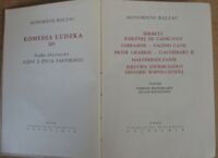 Zdjęcie nr 1 okładki Balzac Honoriusz /przeł. Żeleński-Boy Tadeusz/ Sekrety Księżnej De Cadignan. Sarrasine. Facino Cane. Piotr Grassou. Gaudissart II. Małomieszczanie. Krzywe zwierciadło historii współczesnej. /Komedia ludzka XIV/