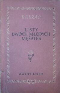 Miniatura okładki Balzac Listy dwóch młodych mężatek.