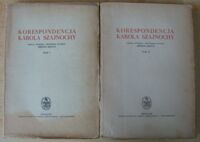 Zdjęcie nr 1 okładki Barycz Henryk /zebrał/ Korespondencja Karola Szajnochy. T.I-II.