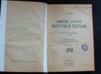Zdjęcie nr 2 okładki Bayet C. / przejrzał i poprawił Eligiusz Niewiadomski / Krótki zarys historji sztuki.