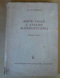 Miniatura okładki Berman G.N. Zbiór zadań z analizy matematycznej.