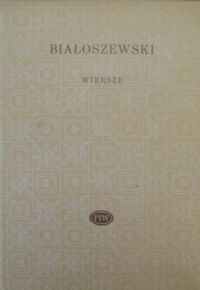 Miniatura okładki Białoszewski Miron Wiersze. /Biblioteka Poetów/