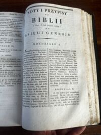 Zdjęcie nr 3 okładki  Biblia, to jest Księgi Starego i Nowego Testamentu, według łacińskiego przekładu, na polski język przełożone przez X. Iakoba Wuyka z Wągrowca. Noty i przypisy do Biblii) (Biblia Wujka)