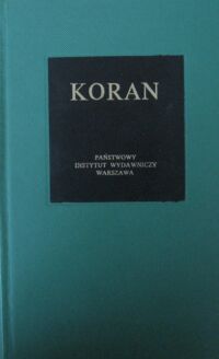 Miniatura okładki Bielawski Józef /przeł./ Koran. /Bibliotheca Mundi/