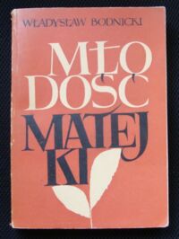 Miniatura okładki Bodnicki Władysław Młodość Matejki. /Część 1 cyklu "Pustelnia pod Trzema Pyskami"/