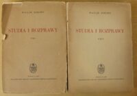 Miniatura okładki Borowy Wacław Studia i rozprawy. T.I-II.