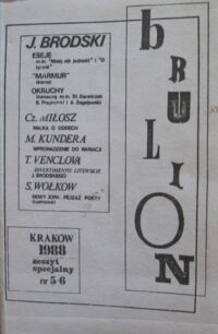 Miniatura okładki  Brulion numer specjalny 5-6 .