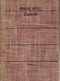 Miniatura okładki Bryll Ernest Zapiski. Wybór wierszy.