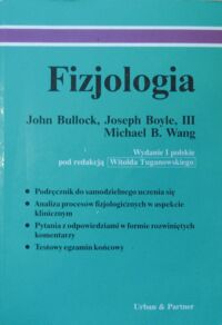Miniatura okładki Bullock J., Boyle J., Wang M. B. Fizjologia.