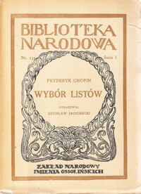 Miniatura okładki Chopin Fryderyk Wybór listów. /Seria I. Nr 131/