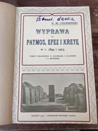 Miniatura okładki Czermiński Marcin (T.J.) Wyprawa na Patmos, Efez i Kretę w r. 1899 i 1903.