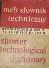 Miniatura okładki Czerni Sergiusz, Skrzyńska Maria Mały słownik angielsko-polski polsko-angielski.