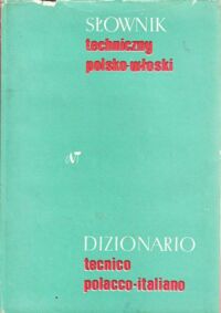 Miniatura okładki Czerni Sergiusz Słownik techniczny polski-włoski.
