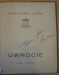Miniatura okładki Czerny Anna-Ludwika Uwrocie.