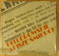 Zdjęcie nr 1 okładki Dąbrowa-Kostka Stanisław Hitlerowskie afisze śmierci.