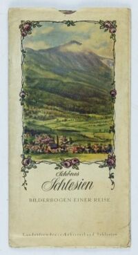 Miniatura okładki  Das malerische Breslau [i] Schönes Schlesien. Dwustronna plansza barwna, 1938 rok.