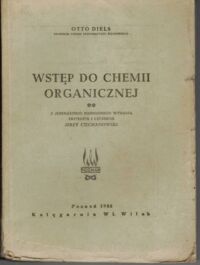 Miniatura okładki Diels Otto Wstęp do chemii organicznej.
