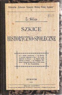 Miniatura okładki Doliwa Z. Szkice historyczno-społeczne.