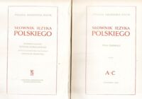 Miniatura okładki Doroszewski Witold /red. nacz./ Słownik języka polskiego.T. I-XI.