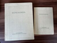 Zdjęcie nr 1 okładki Dworzaczek Włodzimierz /oprac./ Genealogia. Tablice. Tom I-II /książka i tablice/