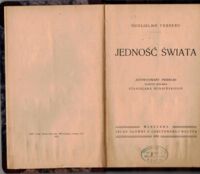 Miniatura okładki Ferrero Guglielmo Jedność świata.