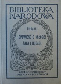 Miniatura okładki Firdausi /oprac. F. Machalski/ Opowieść o miłości Zala i Rudabe. (Wyjęta z "Szach-name"). /Seria II. Nr 123/