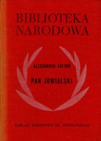Miniatura okładki Fredro Akeksander Pan Jowialski. /Seria I. Nr 36/