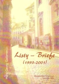 Zdjęcie nr 1 okładki Gadamer Hans-Georg Listy-Briefe (1993-2001).