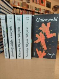 Miniatura okładki Gałczyński Konstanty Ildefons Dzieła. Tom I. Poezje. Tom II. Poezje. Tom III. Próby teatralne. Tom IV. Proza. Tom V. Przekłady.