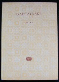 Miniatura okładki Gałczyński Konstanty Ildefons Liryka 1926-1953. /Biblioteka Poetów/