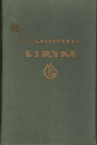 Miniatura okładki Gałczyński Konstanty Ildefons Liryka.