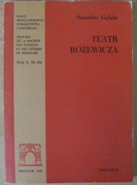 Miniatura okładki Gębala Stanisław Teatr Różewicza.