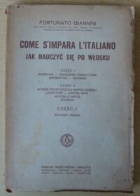 Miniatura okładki Giannini Fortunato Jak nauczyć się po włosku. Część I.
