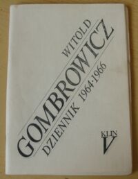 Miniatura okładki Gombrowicz Witold Dziennik 1964-1966. /Biblioteka Głosu/