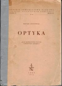 Miniatura okładki Grotowski Marian Optyka. 