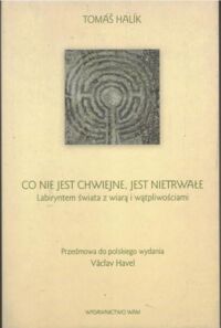 Miniatura okładki Halik Tomas Co nie jest chwiejne, nie jest trwałe. Labirynt świata z wiarą i wątpliwościami.