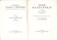 Zdjęcie nr 1 okładki Hall A.V. Żywe maszynerje. /Z dziedziny Nauki i Techniki. T.V./