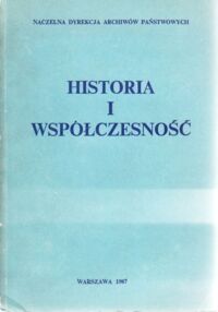 Miniatura okładki  Historia i współczesność.