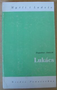 Miniatura okładki Jasiński Bogusław Lukacs. /Myśli i Ludzie/