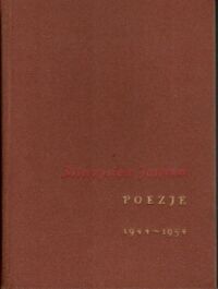 Miniatura okładki Jastrun Mieczysław Poezje 1944-1954.